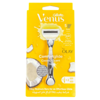 Бритва Gillette Venus Comfortglide Coconut, 1 станок + 2 змінні касети