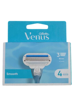 Сменные кассеты для бритья Gillette Venus Smooth, 4 шт