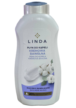 Гель-піна для душу Linda Ніжний крем, 1.3 л
