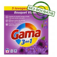 Порошок для стирки Gama Buque Roxo Universal 3в 1 фиолетовый букет, 275 г (5 стирок)