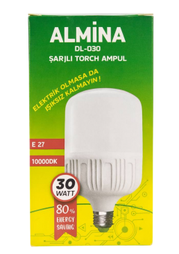 Лампа акумуляторна Almina DL-030 E27 30W