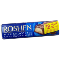 Батончик Roshen з начинкою крем-брюле, 43 г