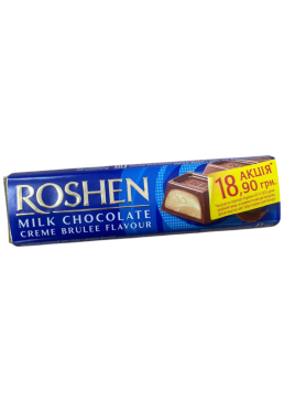 Батончик Roshen з начинкою крем-брюле, 43 г