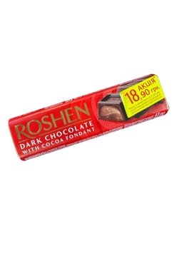 Батончик Roshen із шоколадною начинкою, 43г