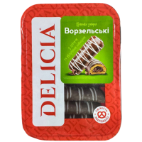 Печенье заварное Delicia «Ворзельское» с декором и яблочным повидлом, 400 г