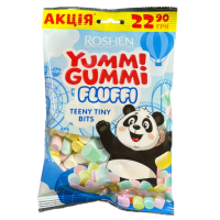 Конфеты маршмеллоу Roshen Yummi Gummi Fluffi Teeny Tiny Bits, 65 г