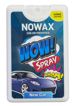 Ароматизатор воздуха Nowax WOW Spray New car с распылителем, 18 мл