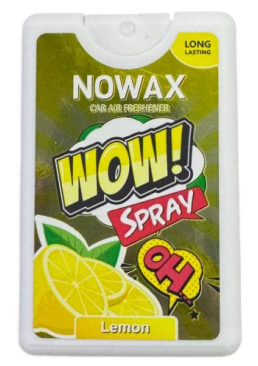 Ароматизатор воздуха Nowax WOW Spray Lemon с распылителем, 18 мл 