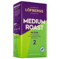 Кава Lofbergs Medium Roast in Cup мелена, 500 г