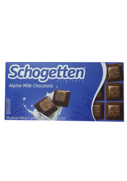 Шоколад Schogetten Альпійський молочний, 100 г