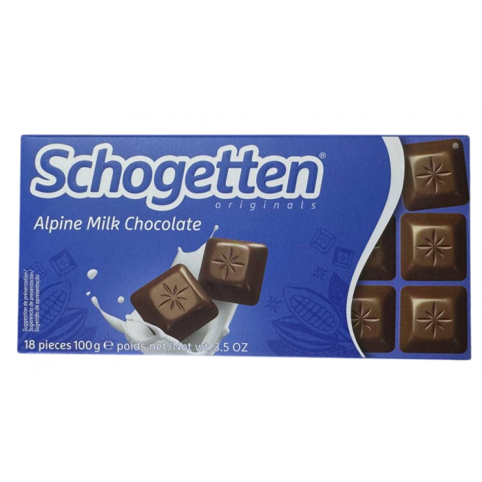Шоколад Schogetten Альпійський молочний, 100 г - 