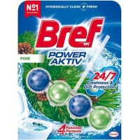 Подвесной блок для унитаза Bref Power Aktiv Хвоя, 50 г