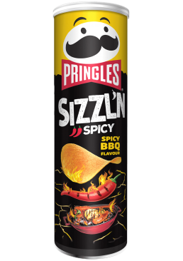 Чипсы Pringles острые со вкусом BBQ, 160г