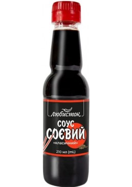 Соус соєвий Любисток класичний, 210 мл