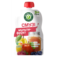 Пюре фруктовое Garden Gadz мультифруктовый смузи гомогенизированное стерилизованное, 120 г