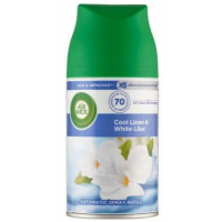 Сменный баллон к автоматическому освежителю воздуха Air Wick Cool Linen&White Lilac, 250 мл