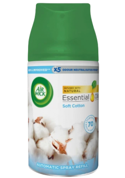Сменный баллон Air Wick Freshmatic Свежий хлопок, 250 мл