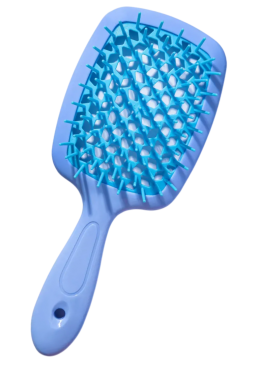Гребінець для волосся продувний Super Brush, 20 см (блакитний)