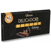 Черный шоколад Delicadore Whisky, 200 г