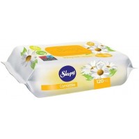 Вологі серветки Sleepy з клапаном Ромашка, 120 шт