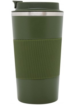 Термокружка вакуумная герметичная BPA FREE, 500 мл (хаки)