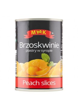 Персики консервированные в сиропе M&K, 420 г