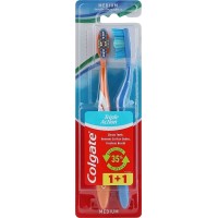 Зубная щетка Colgate Triple Action, 2 шт (средняя жёсткость)