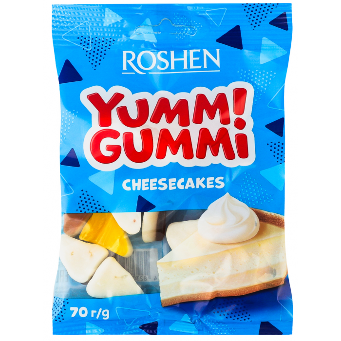Желейные конфеты Roshen Yummi Gummi Cheesecakes, 70г - 