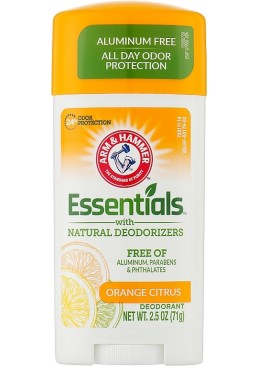 Натуральний дезодорант Arm & Hammer Essentials with Natural Deodorizers Orange Citrus, 71г
