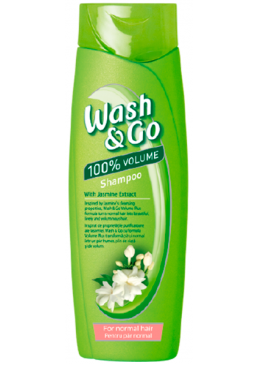Шампунь для нормальных волос Wash&Go с экстрактом жасмина, 200 мл