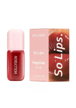 Увлажняющее масло для губ Hollyskin So Lips. Peptide Lip Oil 008. Cherry Toffee, 4 мл
