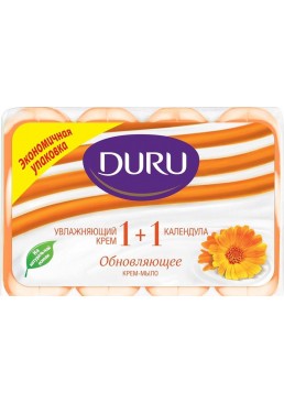 Мило Duru Soft Sensations Крем і календула, 4 х 80 г