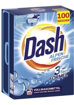 Порошок для прання Dash Alpen Frische Prosz універсальний, 6.5 кг (100 прань)