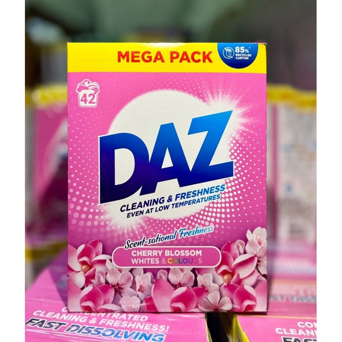 Пральний порошок DAZ Cherry Blossom з ароматом квітучої вишні, 2.1 кг (42 прання) - 