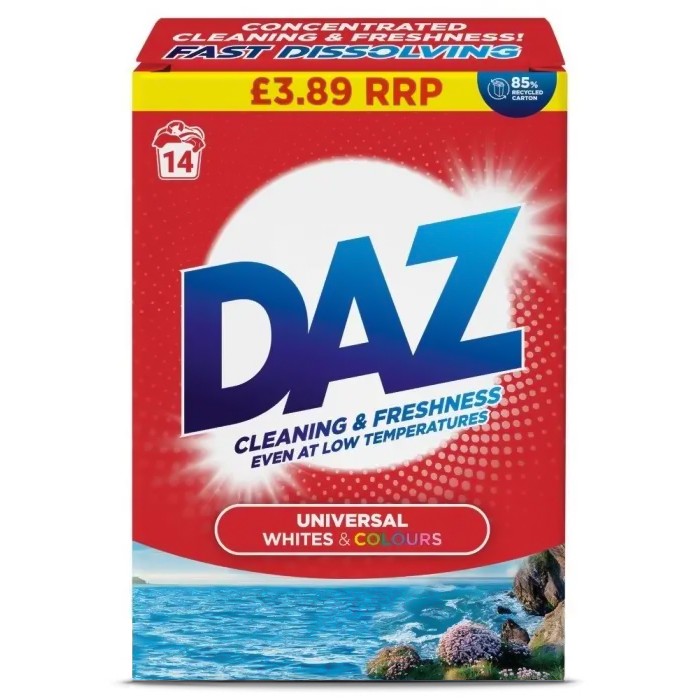 Стиральный порошок DAZ для всех типов тканей Whites & Colours, 700 г (14 стирок) - 