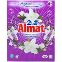 Пральний порошок Almat 2 в 1 лаванда та жасмин, 2,6 кг (40 прань)