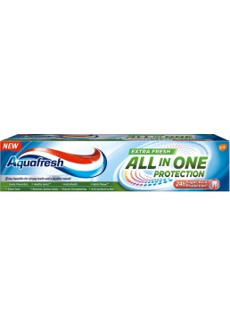 Зубная паста Aquafresh Защита Все в Одном Экстра Свежесть, 100 мл