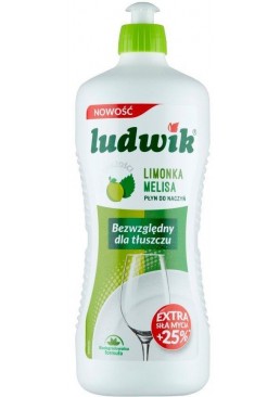 Засіб для миття посуду Ludwik Лайм та Мелісса, 900 мл