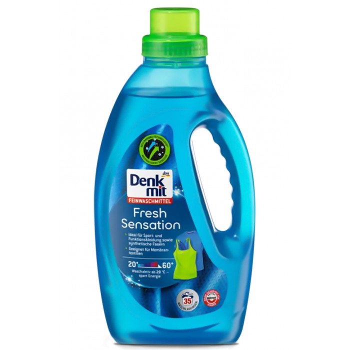 Гель для деликатной стирки Denkmit Fresh Sensation, 1.5 л  (35 стирок) - 