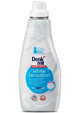 Гель для прання білих тканин Denkmit White Sensation, 1 л (40 прань)
