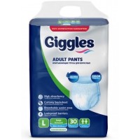 Подгузники-трусы для взрослых Giggles, размер L (100-150 см), 30 шт