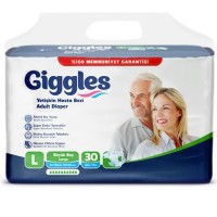 Підгузки для дорослих Giggles, розмір L (100-150 см), 30 шт 