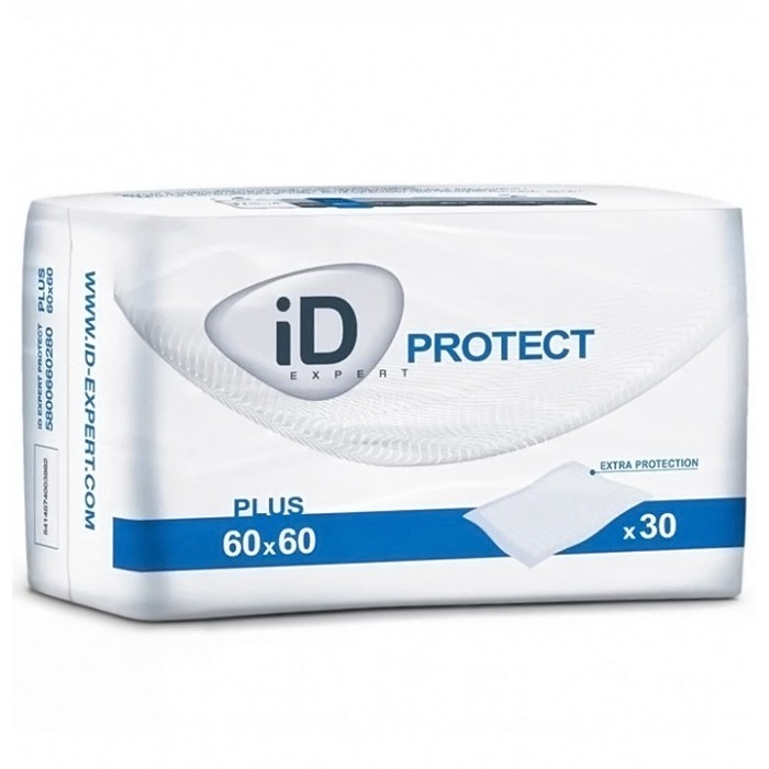 Одноразовые пеленки iD Expert Protect Plus, 60х60 см, 30 шт - 
