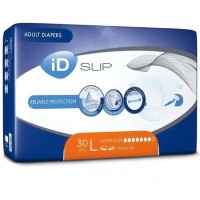 Подгузники для взрослых iD Slip Extra Plus, размер L (115-155 см), 30 шт