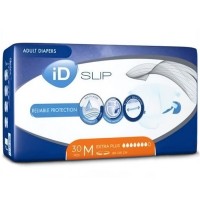 Подгузники для взрослых iD Slip Extra Plus размер M, 80-125 см, 30 шт