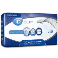 Подгузники для взрослых iD Slip Plus, размер M (80-125 см), 30 шт