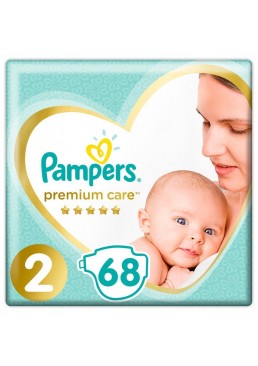 Підгузки Pampers Premium Care Розмір 2 (4-8 кг), 68 шт