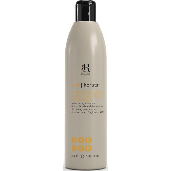 Шампунь для реконструкции волос RR Line Keratin Star, 350 мл - 