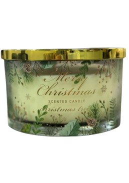 Свеча ароматизированная Pepco Home Merry Christmas (хвойный лес), 1 кг