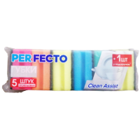 Губка кухонная PerFecto профилированная, 5+1 шт